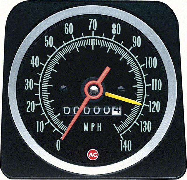 69 Camaro COPO 140 MPH Speedometer with Speed Warning #K-6492576