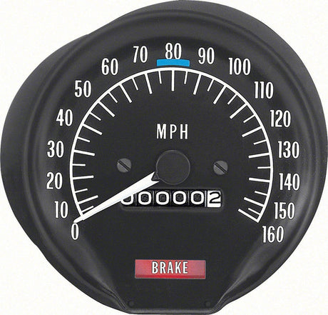 70-74 Firebird 160 MPH Speedometer without Seat Belt Warning #K-6492882