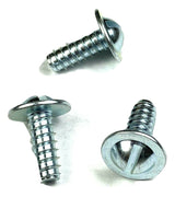 #14 License Plate Screws (1/4 x 5/8") 9/16 Slotted Round Washer Head Qty-25 #884