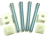 Headlight Adjuster Screws & Nylon Nuts For GM 1/4-28 x 2" Long (Qty-4) #931