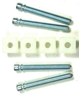 Headlight Adjuster Screws & Nylon Nuts For GM 1/4-28 x 2" Long (Qty-4) #931