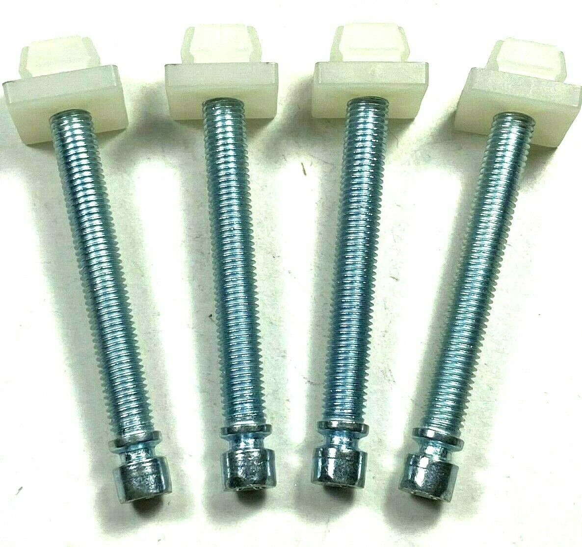 Headlight Adjuster Screws & Nylon Nuts For GM 1/4-28 x 2" Long (Qty-4) #931