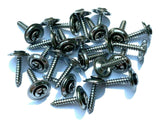 #6 X 3/4" Chrome Trim Screws Countersunk Washer (Qty 25) #961