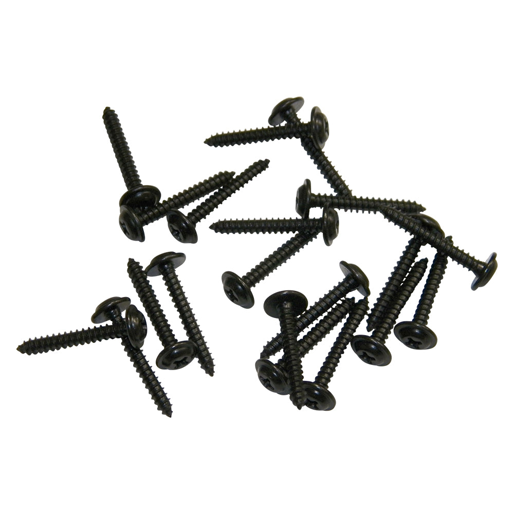 #6 X 1" Phillips Flat Top Washer Head Trim Screws (Qty-25) #962