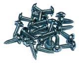 #8 X 5/8" Phillips Flat Top Washer Head Trim Screws Zinc Finish (Qty 25) #966