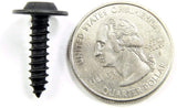 Black #10 Phillips Flat Top Screws 1/2" to 1" Long Qty-75 (970-1937-1939) #2060