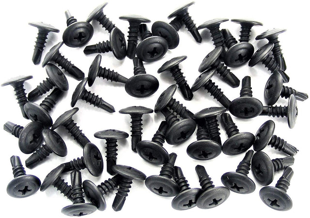 #8 X 1/2 Wheel Well Trim Molding Screws Self Tap Washer Head (Qty-50) #976-50