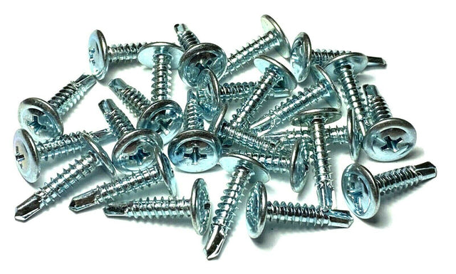 #8 X 3/4 Trim Screws Phillips Round Washer Head Self Tap (Qty-25) #978