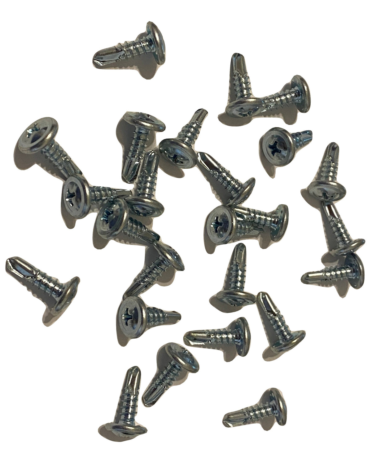 #10 x 5/8 Trim Screws Phillips Round Washer Head Self Tap Zinc (Qty-25) #979