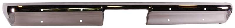 81-87 GM Fleetside Truck 81-91 Blazer Jimmy Suburban Chrome Rear Bumper w/o Impact Strip Holes #990-4081-1