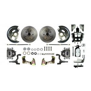 67 - '69 F Body GM, 8" Chrome Power Disc Conversion Kit #AFXDC02CX