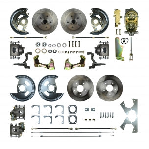 67 F Body GM, Non-Staggered Rear - Standard 4 Wheel Disc Conversion Kit #AFXSD42C