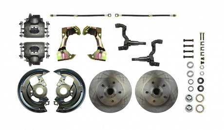 67 - '69 F Body GM - Front Disc Brake Wheel Kit #AFXWK02C