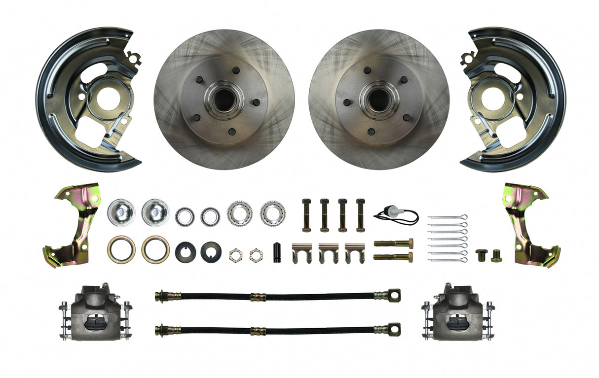 67 - '69 F Body GM - Front Disc Brake Wheel Kit #AFXWK02C