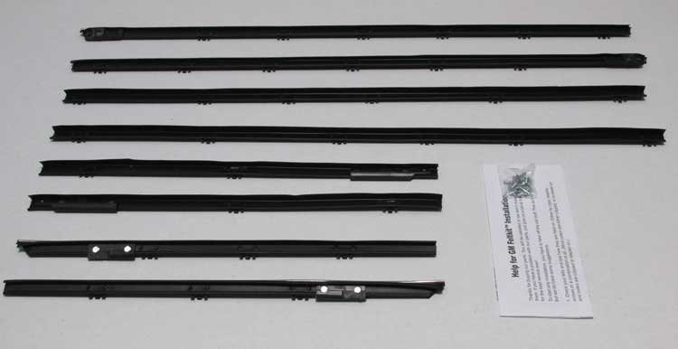 64 Chevelle Convertible Window Felt Inner & Outer 8pc Set #R-CH129A