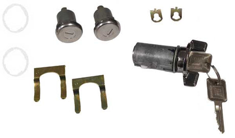 79-81 Camaro Ignition & Door Lock Cylinder Kit with GM Square Head Keys #CL-108