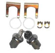 Door Lock Cylinder Kit for Both Doors with GM Pear Head Keys #CL-109A