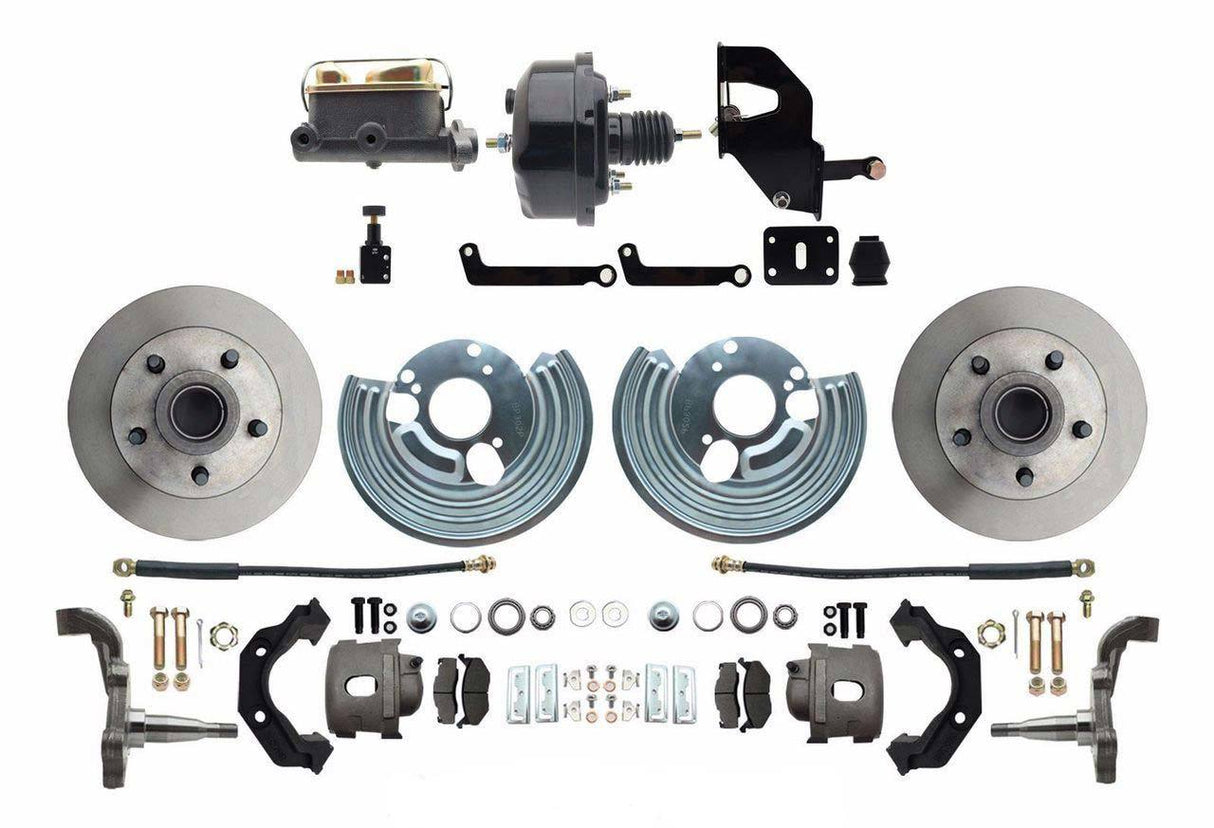 62-72 Mopar A Body Front Power Disc Brake Conversion Kit 5 x 4.5 Bolt #1530