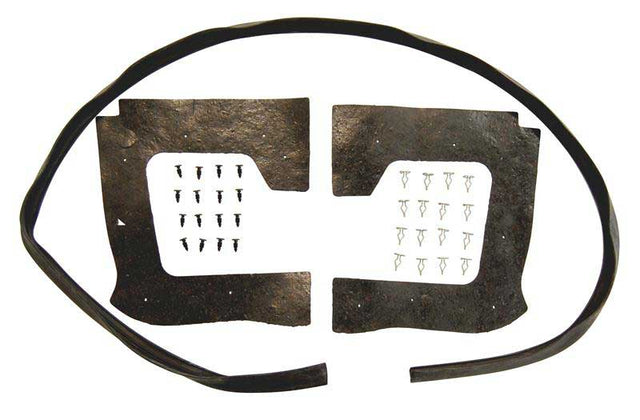 66-67 Mopar B-Body Rear Fender Shield Gasket Set #F-SR1