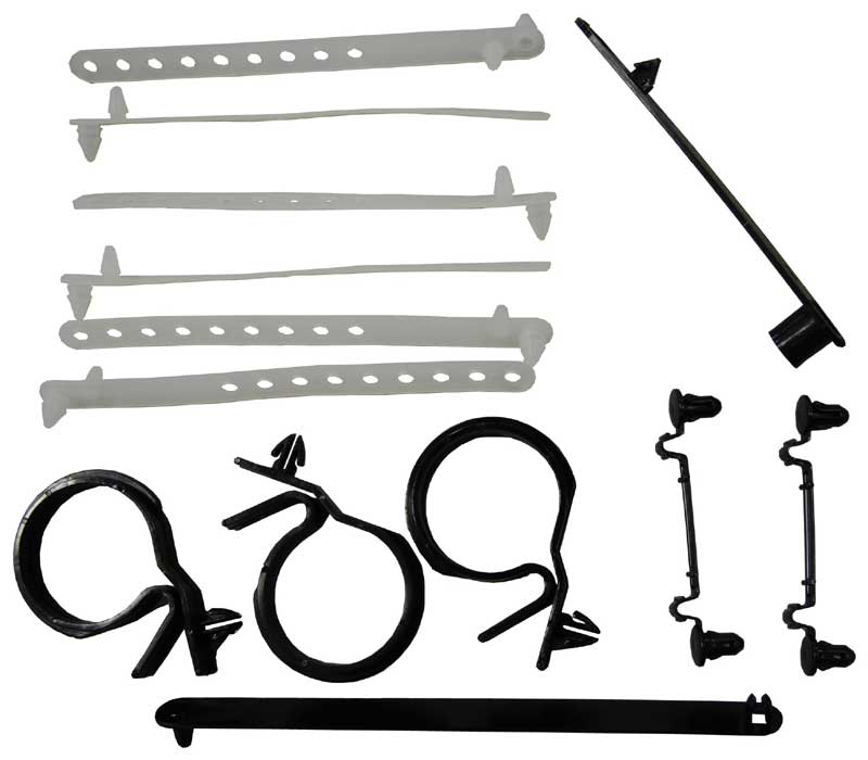 71-74 Mopar E-Body & 71-72 B-Body Under Hood Strap Kit #F-USK04