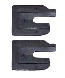 64-65 Chevelle GTO Skylark Cutlass Door Jamb Rubber U-Seal, LH/RH Pair #J-5113