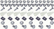 67-68 Camaro Grille Fastener, 66 Pc Set #K-K559