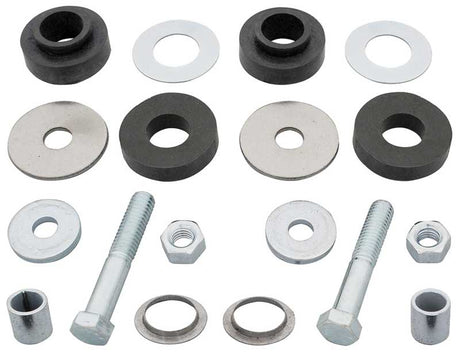 65-67 GM A Body Radiator Support Bushing Set with Hardware #P-RB0521