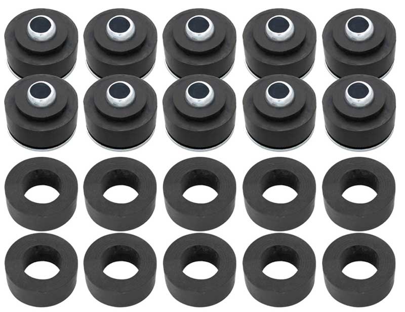 64-67 Chevelle Cutlass Coupe El Camino Body & Radiator Support Bushing Set without Hardware #P-SB0514