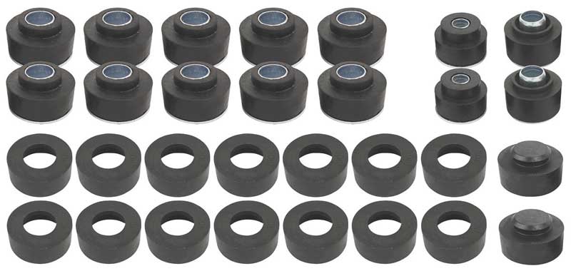 68-72 Chevelle Cutlass Convertible Body & Radiator Support Bushing Set without Hardware #P-SB0517