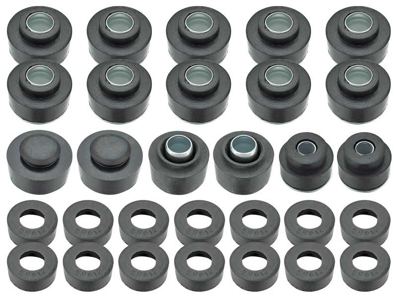 70-72 Monte Carlo Body & Radiator Support Bushing Set with Hardware #P-SB0614K