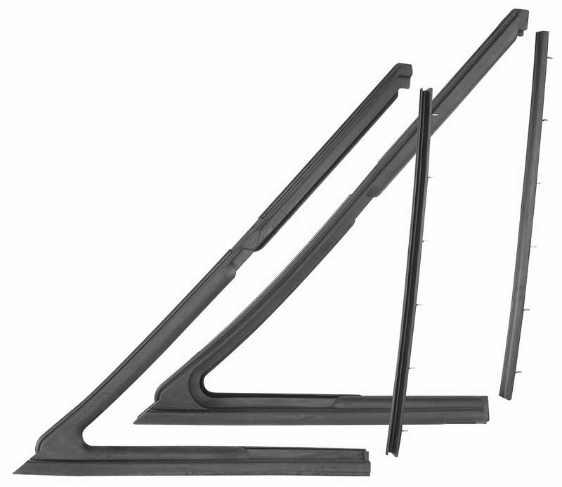 64-67 Chevelle Cutlass Sedan & Wagon Vent Window Weatherstrip LH/RH 2p ...