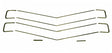 70 Chevelle El Camino Grille Molding Kit (10 pcs) #W-038