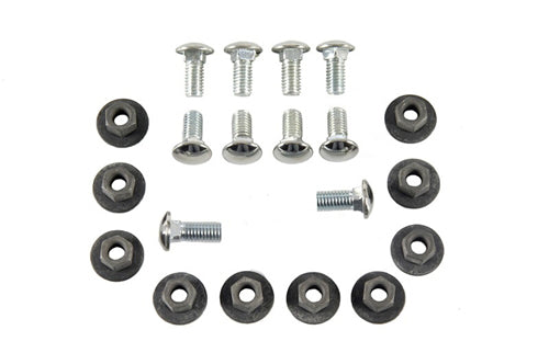 67 Camaro Chrome Front & Rear Bumper Bolt & Nut Set #W-241A