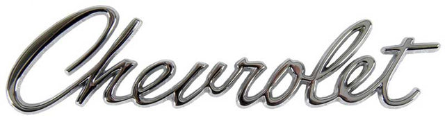 67 Camaro "Chevrolet" Script Header Panel & Trunk Lid Emblem #W-359