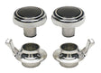 69-70 Nova Chevelle El Camino Camaro Fullsize Stereo Radio Knob 4pc Set #W-517