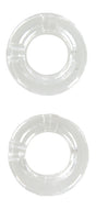 68 Camaro Firebird Dash Side Vent Clear Pull Knob Ferrule LH/RH Pair #W-563